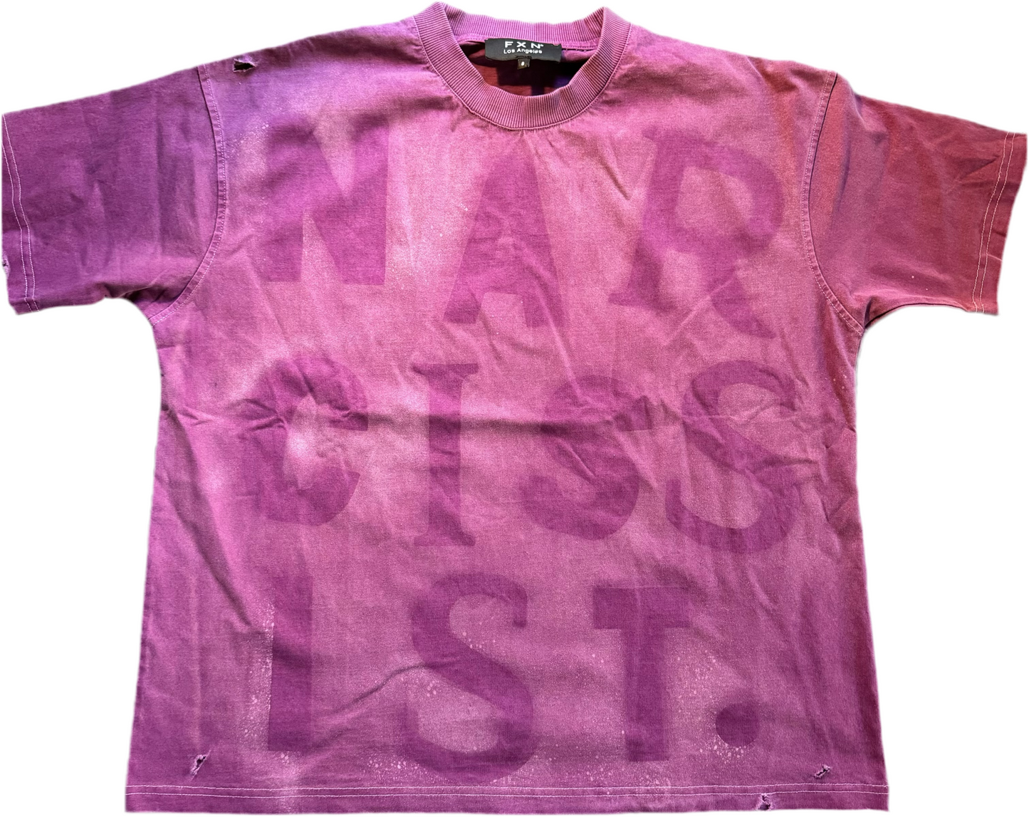 SPRAY PAINT TEE PURPLE