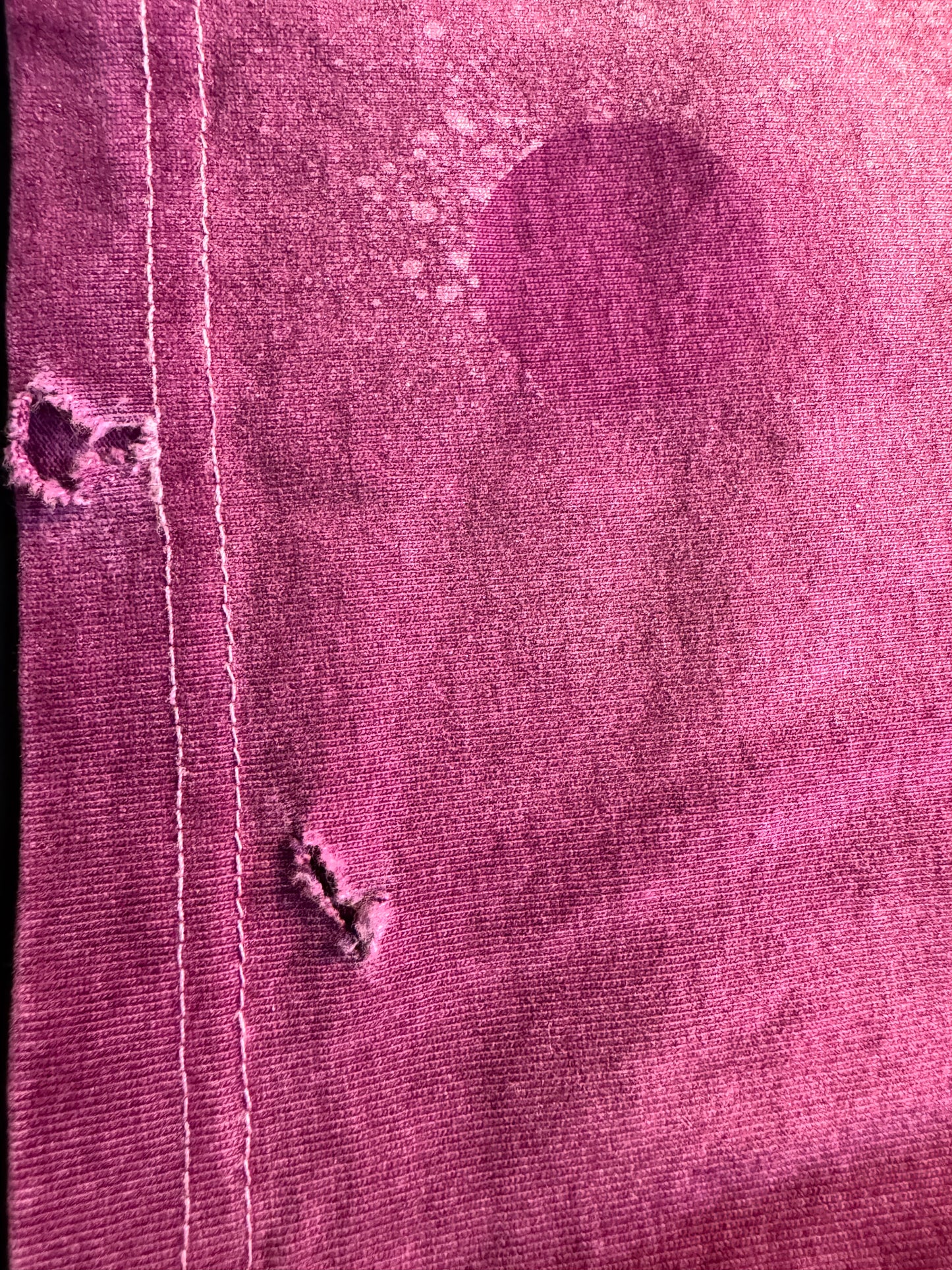 SPRAY PAINT TEE PURPLE
