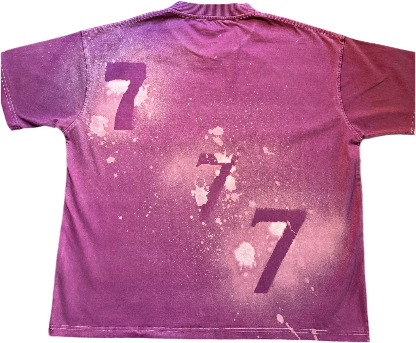 SPRAY PAINT TEE PURPLE
