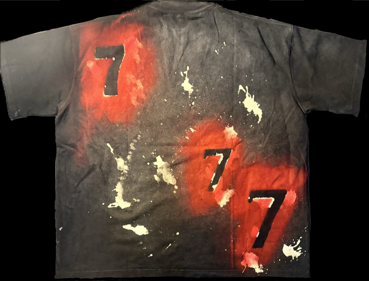 SPRAY PAINT TEE BLACK