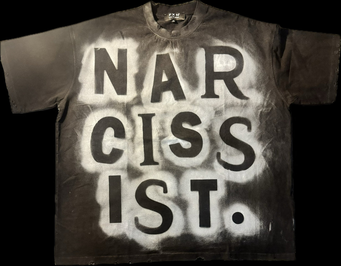 SPRAY PAINT TEE BLACK