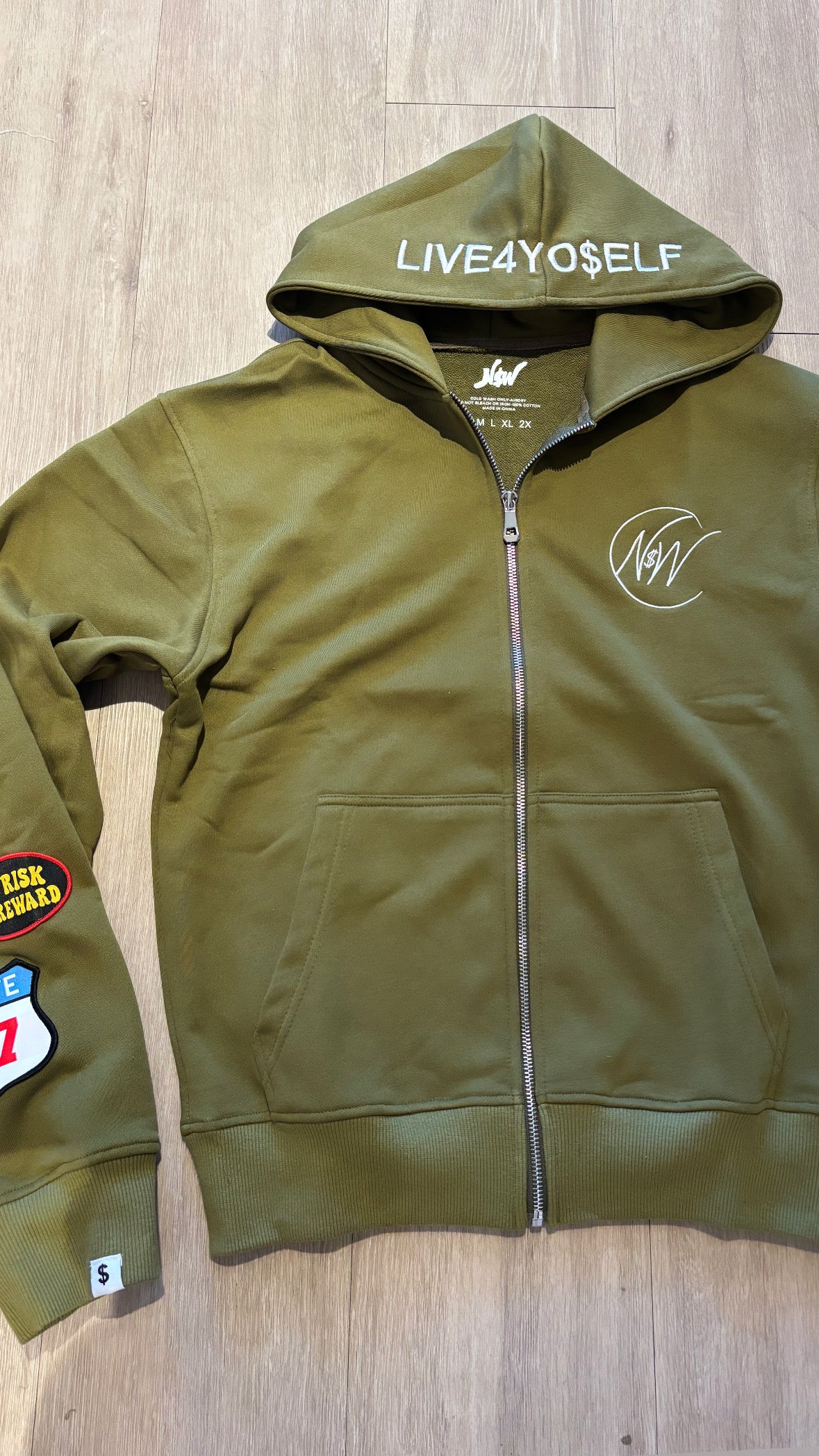 Patchwork Zip Ups
