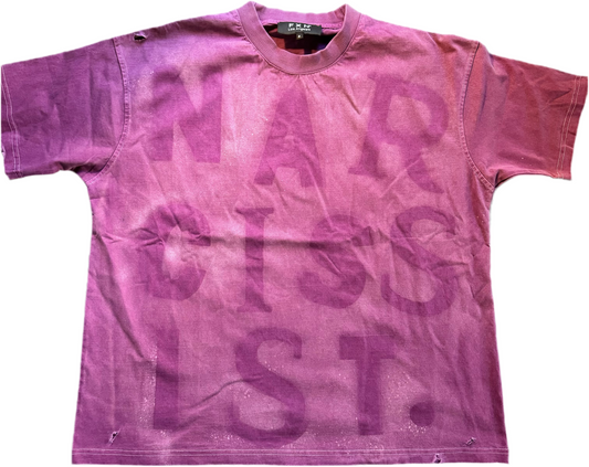 SPRAY PAINT TEE PURPLE