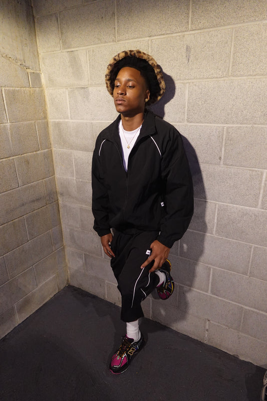 BLACK TRACK JACKET