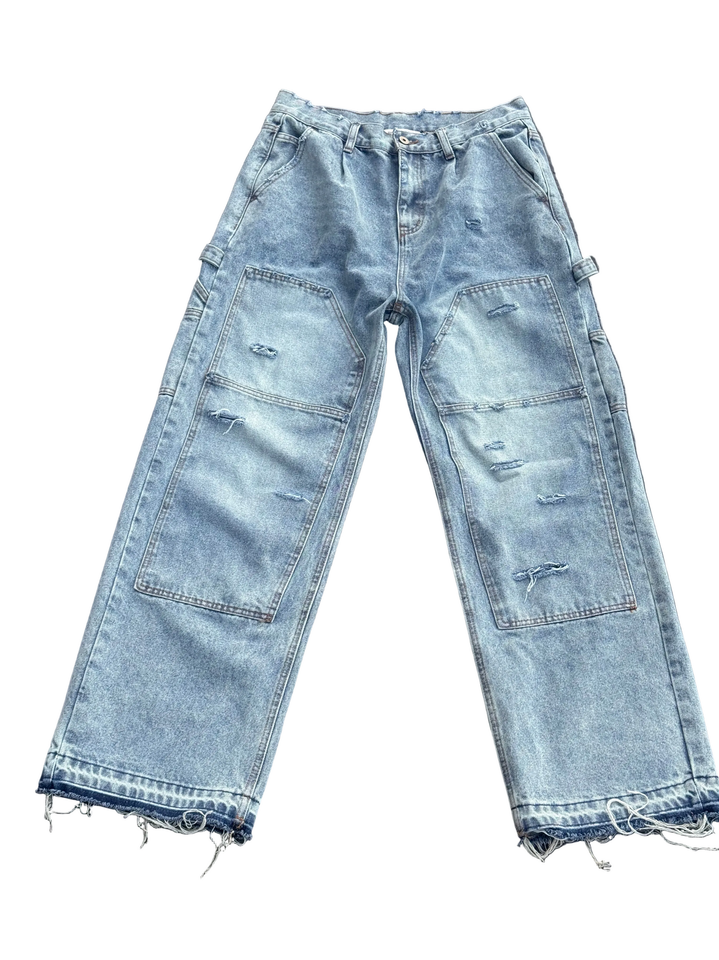 DISTRESSED BAGGY DENIM
