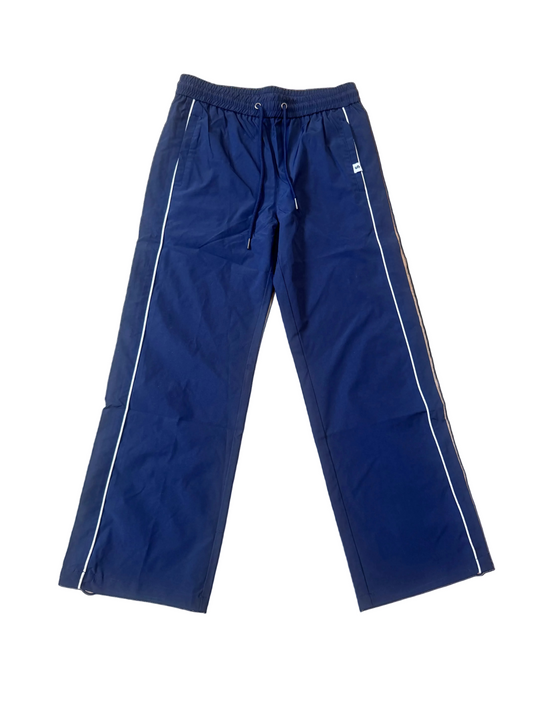 NAVY TRACK PANTS